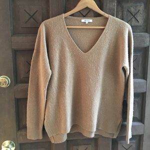 V neck Madewell sweater, soft warm wool